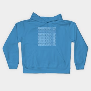 Steps into infinity, endless geometric pattern in Ethno Design Kids Hoodie